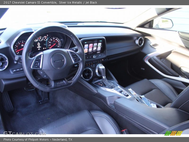 Silver Ice Metallic / Jet Black 2017 Chevrolet Camaro SS Convertible