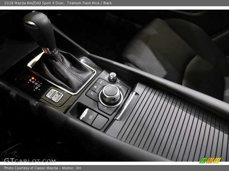 Titanium Flash Mica / Black 2018 Mazda MAZDA3 Sport 4 Door