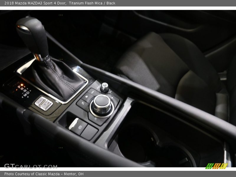 Titanium Flash Mica / Black 2018 Mazda MAZDA3 Sport 4 Door