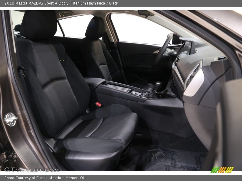 Titanium Flash Mica / Black 2018 Mazda MAZDA3 Sport 4 Door