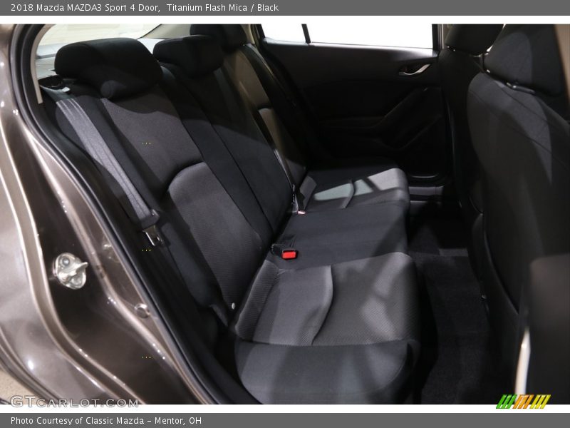 Titanium Flash Mica / Black 2018 Mazda MAZDA3 Sport 4 Door