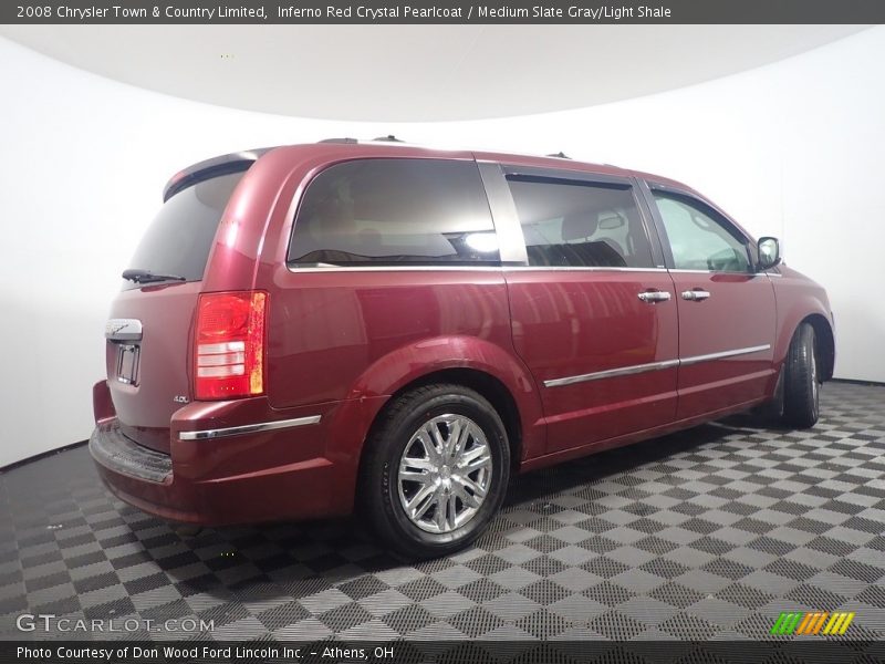 Inferno Red Crystal Pearlcoat / Medium Slate Gray/Light Shale 2008 Chrysler Town & Country Limited