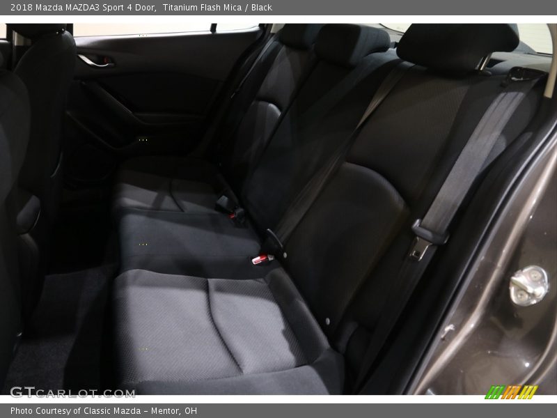 Titanium Flash Mica / Black 2018 Mazda MAZDA3 Sport 4 Door