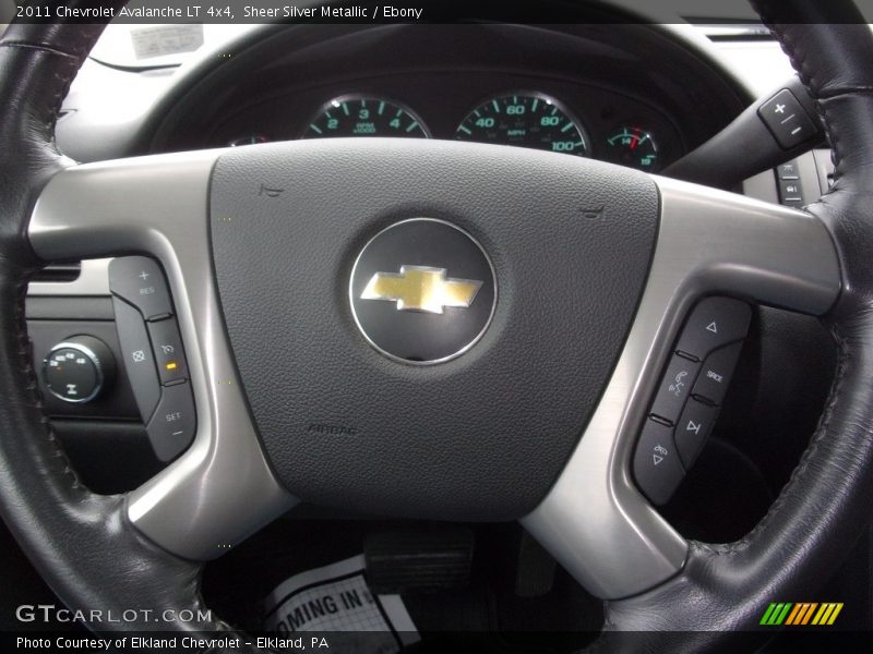 Sheer Silver Metallic / Ebony 2011 Chevrolet Avalanche LT 4x4
