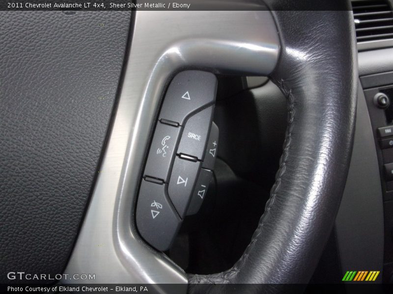 Sheer Silver Metallic / Ebony 2011 Chevrolet Avalanche LT 4x4
