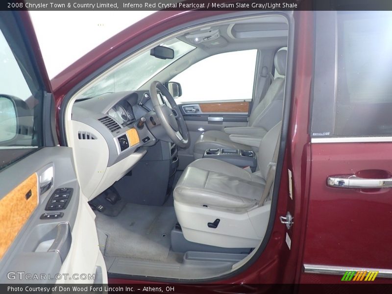 Inferno Red Crystal Pearlcoat / Medium Slate Gray/Light Shale 2008 Chrysler Town & Country Limited