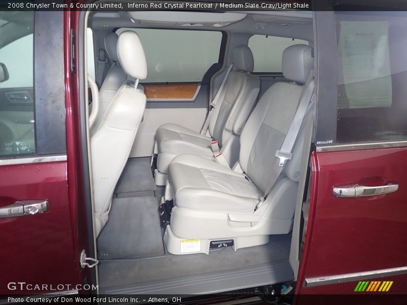 Inferno Red Crystal Pearlcoat / Medium Slate Gray/Light Shale 2008 Chrysler Town & Country Limited