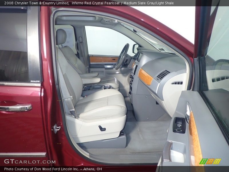 Inferno Red Crystal Pearlcoat / Medium Slate Gray/Light Shale 2008 Chrysler Town & Country Limited