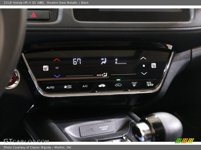 Modern Steel Metallic / Black 2018 Honda HR-V EX AWD