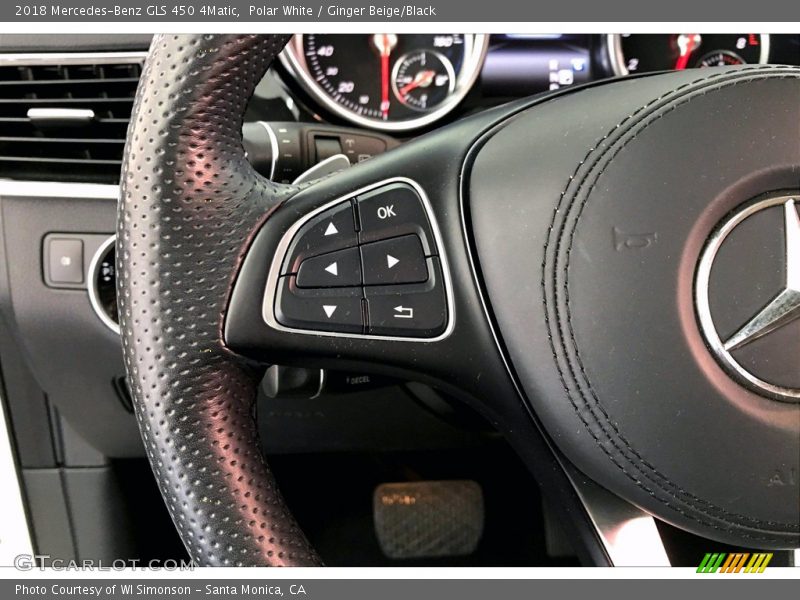 Polar White / Ginger Beige/Black 2018 Mercedes-Benz GLS 450 4Matic