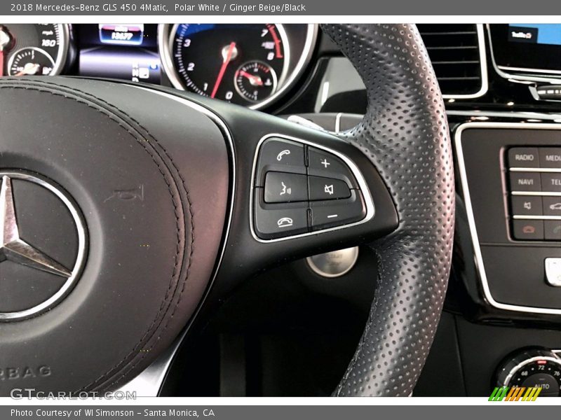 Polar White / Ginger Beige/Black 2018 Mercedes-Benz GLS 450 4Matic