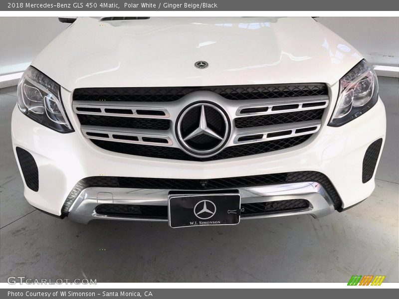 Polar White / Ginger Beige/Black 2018 Mercedes-Benz GLS 450 4Matic