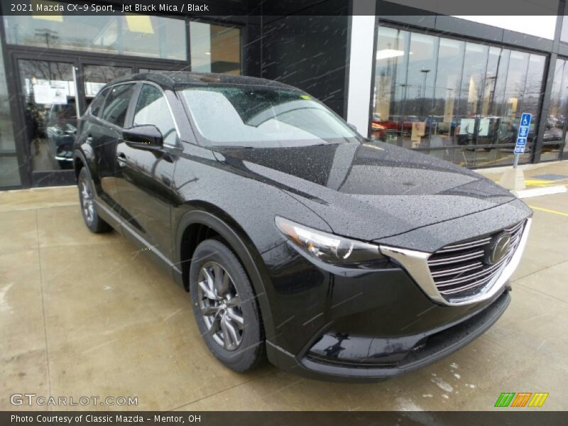 Jet Black Mica / Black 2021 Mazda CX-9 Sport