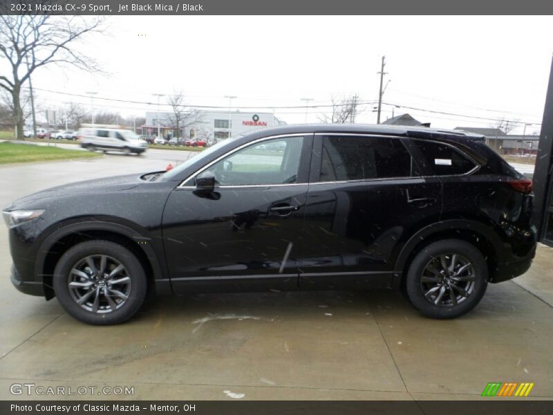 Jet Black Mica / Black 2021 Mazda CX-9 Sport