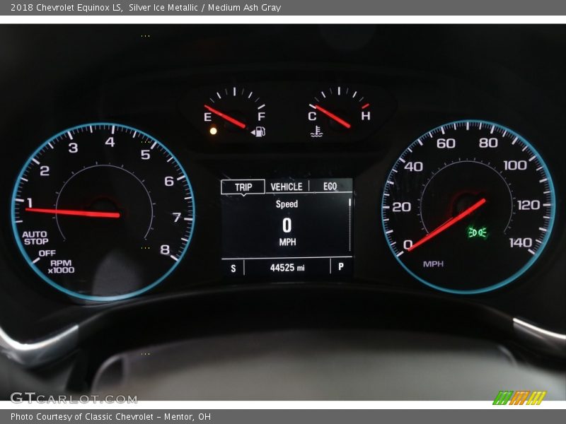Silver Ice Metallic / Medium Ash Gray 2018 Chevrolet Equinox LS
