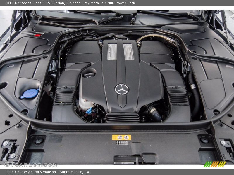  2018 S 450 Sedan Engine - 3.0 Liter biturbo DOHC 24-Valve VVT V6