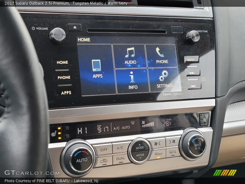 Tungsten Metallic / Warm Ivory 2017 Subaru Outback 2.5i Premium