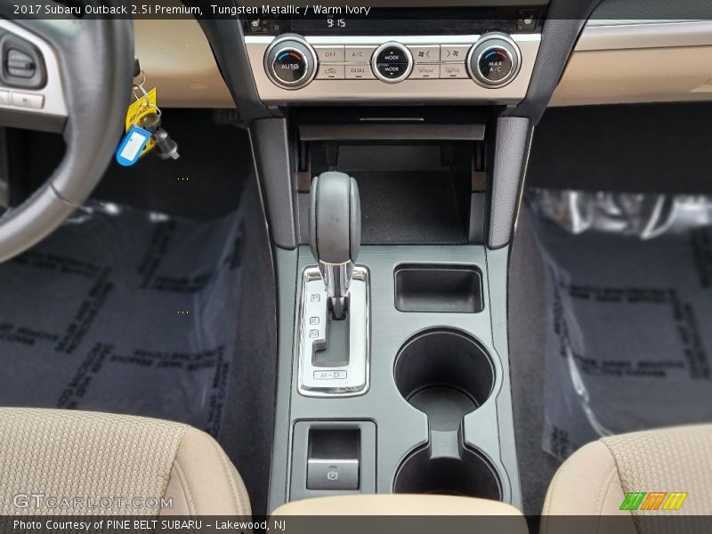 Tungsten Metallic / Warm Ivory 2017 Subaru Outback 2.5i Premium