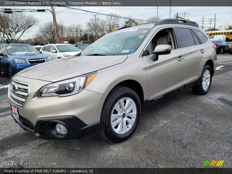 Tungsten Metallic / Warm Ivory 2017 Subaru Outback 2.5i Premium
