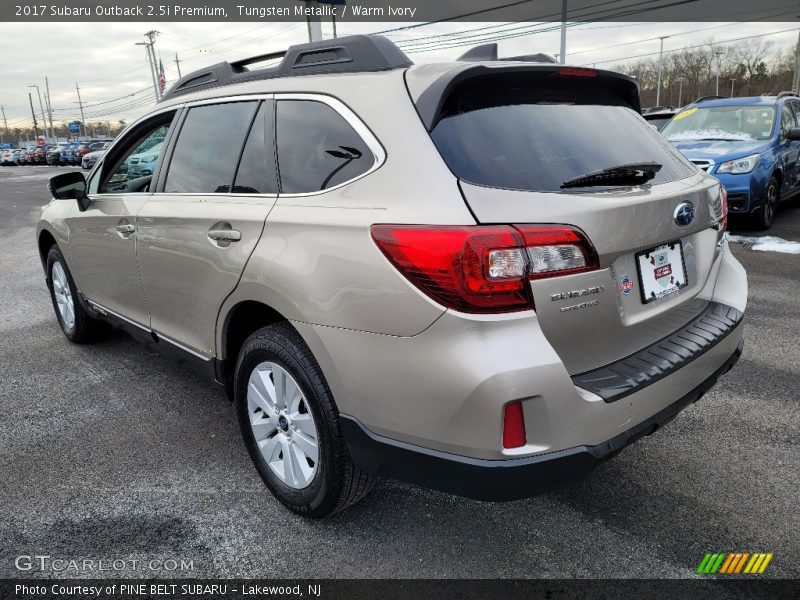 Tungsten Metallic / Warm Ivory 2017 Subaru Outback 2.5i Premium