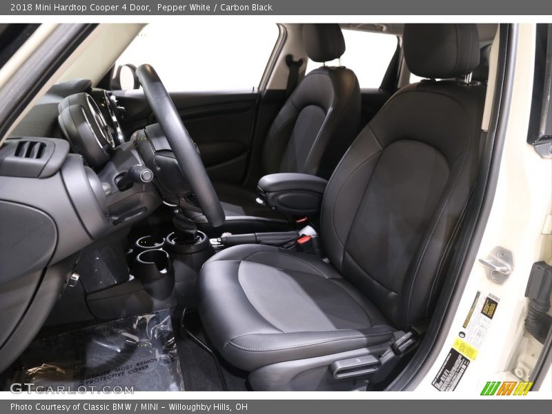 Pepper White / Carbon Black 2018 Mini Hardtop Cooper 4 Door