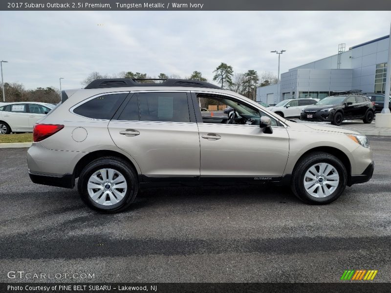 Tungsten Metallic / Warm Ivory 2017 Subaru Outback 2.5i Premium