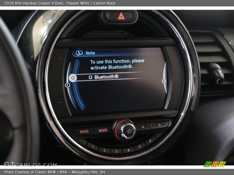 Pepper White / Carbon Black 2018 Mini Hardtop Cooper 4 Door