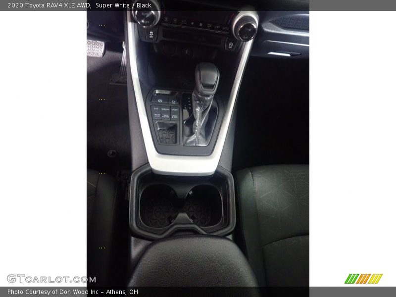Super White / Black 2020 Toyota RAV4 XLE AWD