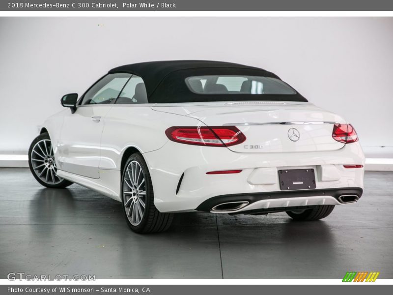 Polar White / Black 2018 Mercedes-Benz C 300 Cabriolet