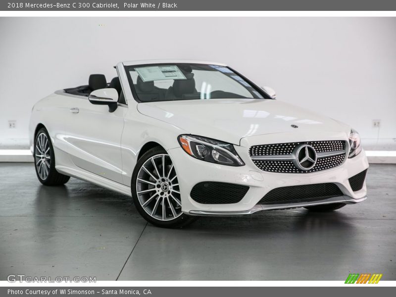 Front 3/4 View of 2018 C 300 Cabriolet