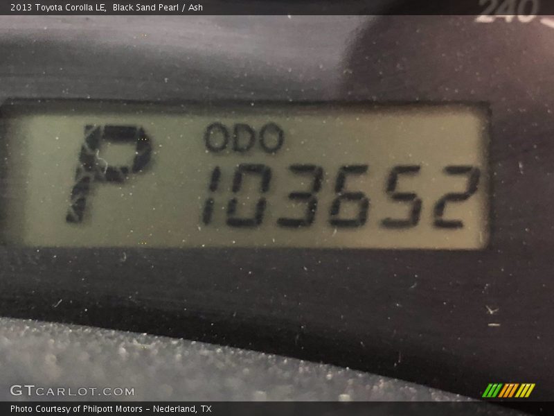 Black Sand Pearl / Ash 2013 Toyota Corolla LE