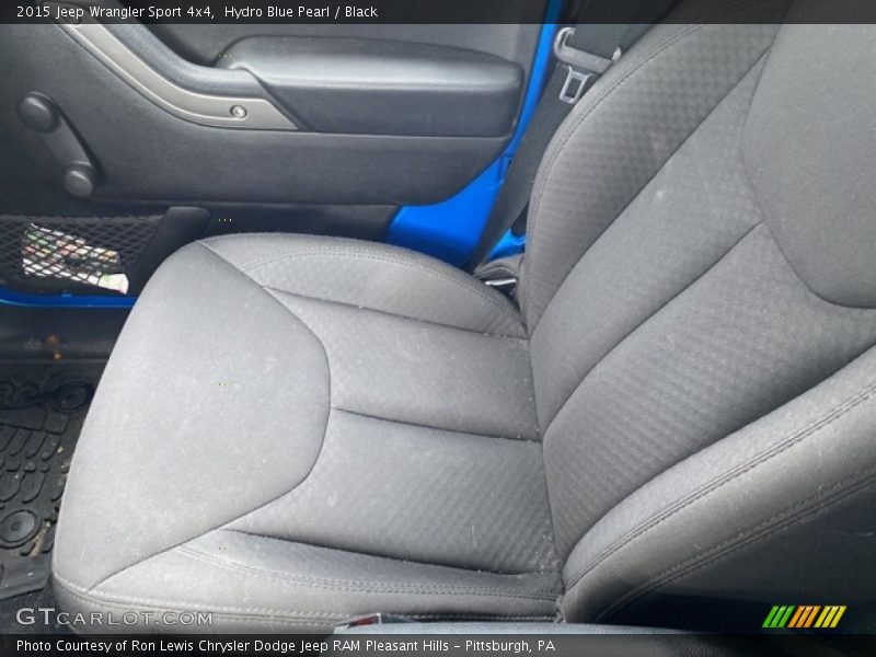 Hydro Blue Pearl / Black 2015 Jeep Wrangler Sport 4x4
