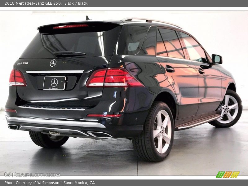 Black / Black 2018 Mercedes-Benz GLE 350