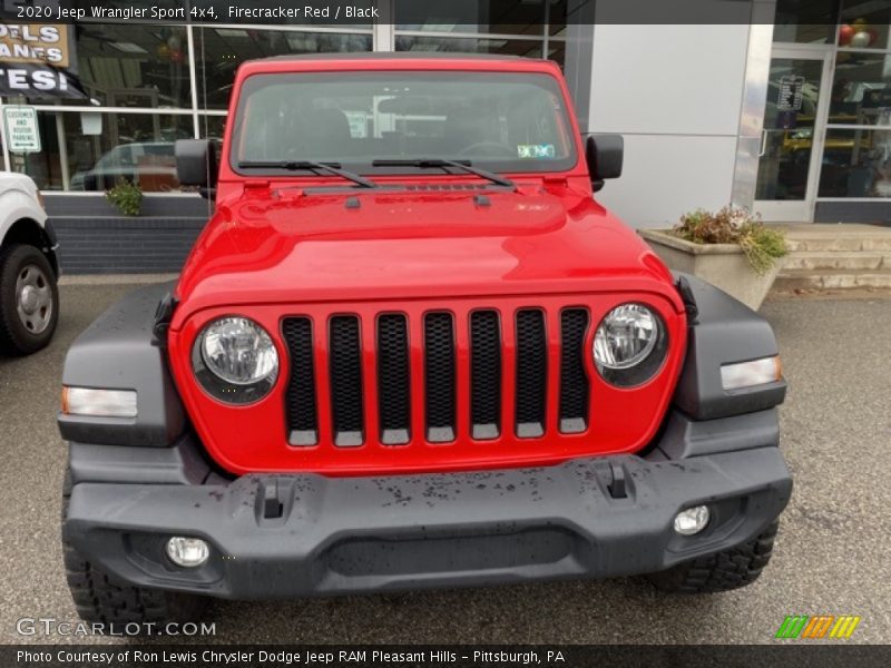 Firecracker Red / Black 2020 Jeep Wrangler Sport 4x4