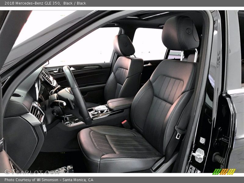 Black / Black 2018 Mercedes-Benz GLE 350