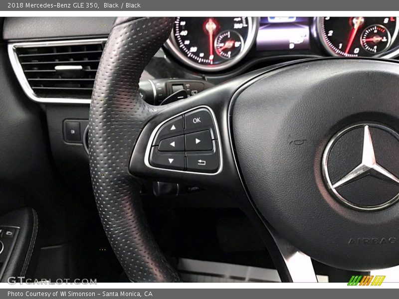 Black / Black 2018 Mercedes-Benz GLE 350