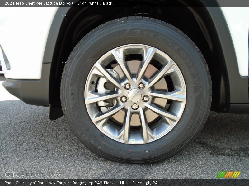 Bright White / Black 2021 Jeep Cherokee Latitude Lux 4x4