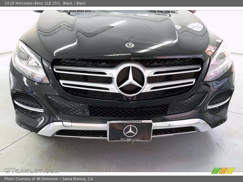 Black / Black 2018 Mercedes-Benz GLE 350