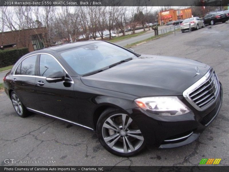 Black / Black 2014 Mercedes-Benz S 550 4MATIC Sedan
