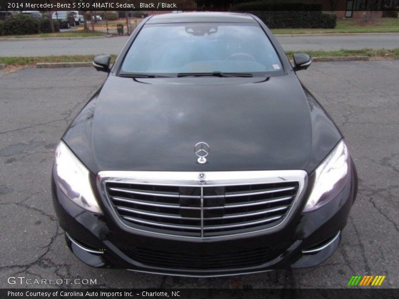 Black / Black 2014 Mercedes-Benz S 550 4MATIC Sedan