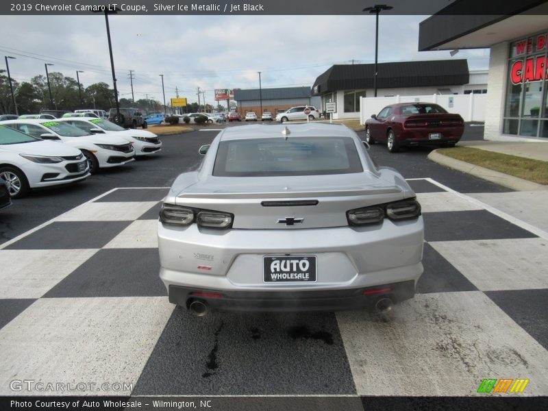 Silver Ice Metallic / Jet Black 2019 Chevrolet Camaro LT Coupe