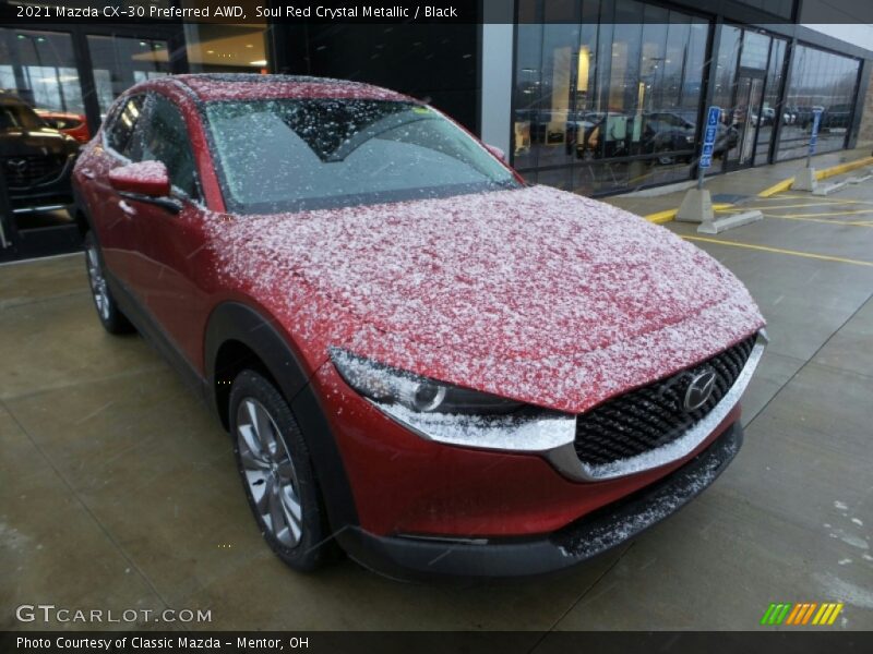 Soul Red Crystal Metallic / Black 2021 Mazda CX-30 Preferred AWD