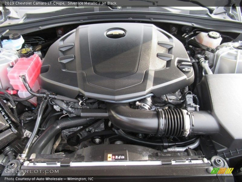 Silver Ice Metallic / Jet Black 2019 Chevrolet Camaro LT Coupe