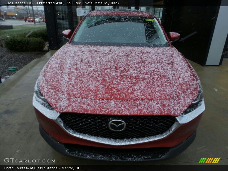 Soul Red Crystal Metallic / Black 2021 Mazda CX-30 Preferred AWD