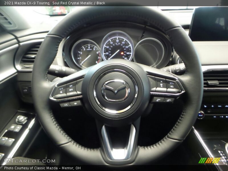 Soul Red Crystal Metallic / Black 2021 Mazda CX-9 Touring