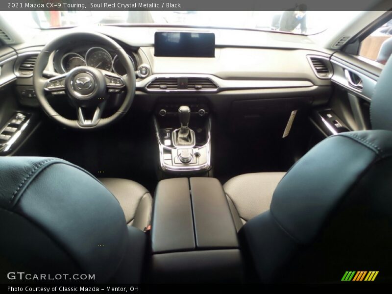 Soul Red Crystal Metallic / Black 2021 Mazda CX-9 Touring