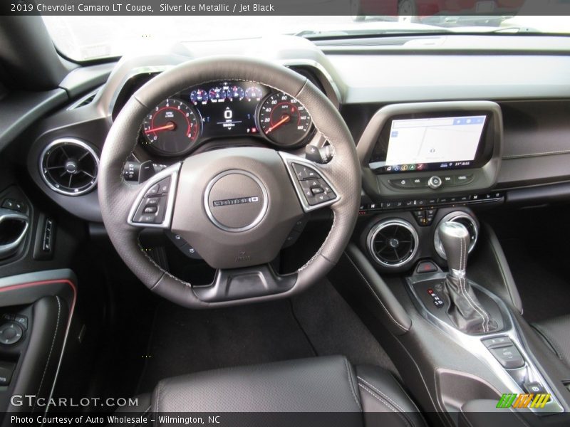 Silver Ice Metallic / Jet Black 2019 Chevrolet Camaro LT Coupe