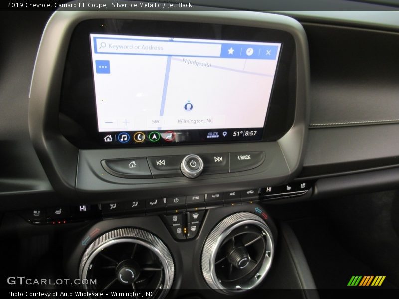 Silver Ice Metallic / Jet Black 2019 Chevrolet Camaro LT Coupe