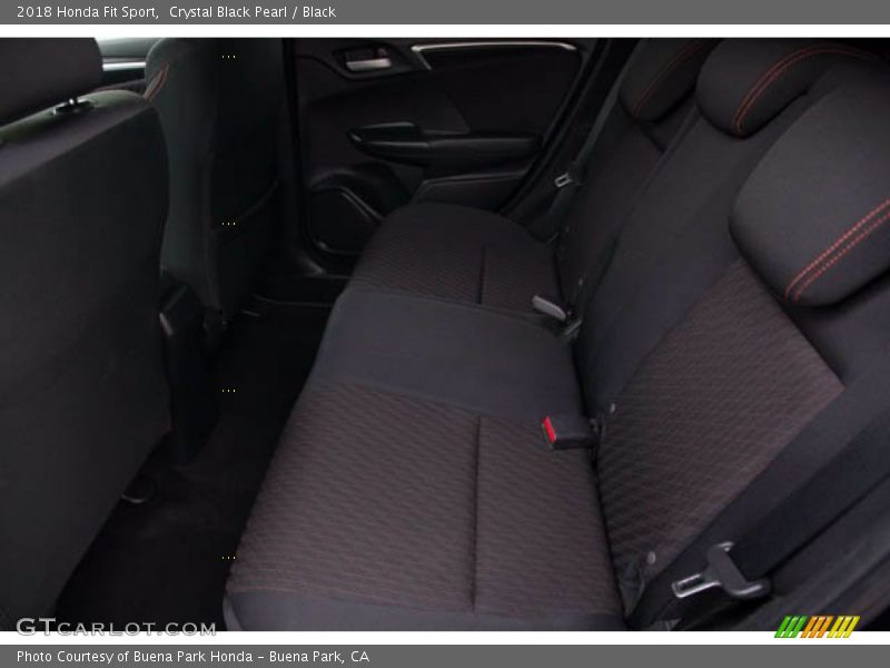Crystal Black Pearl / Black 2018 Honda Fit Sport