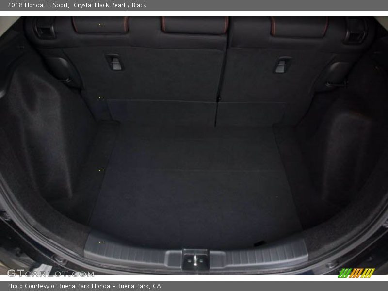 Crystal Black Pearl / Black 2018 Honda Fit Sport